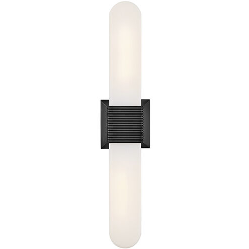 Lisa McDennon Cotes 2 Light 4.5 inch Painted Black Oxide Sconce Wall Light
