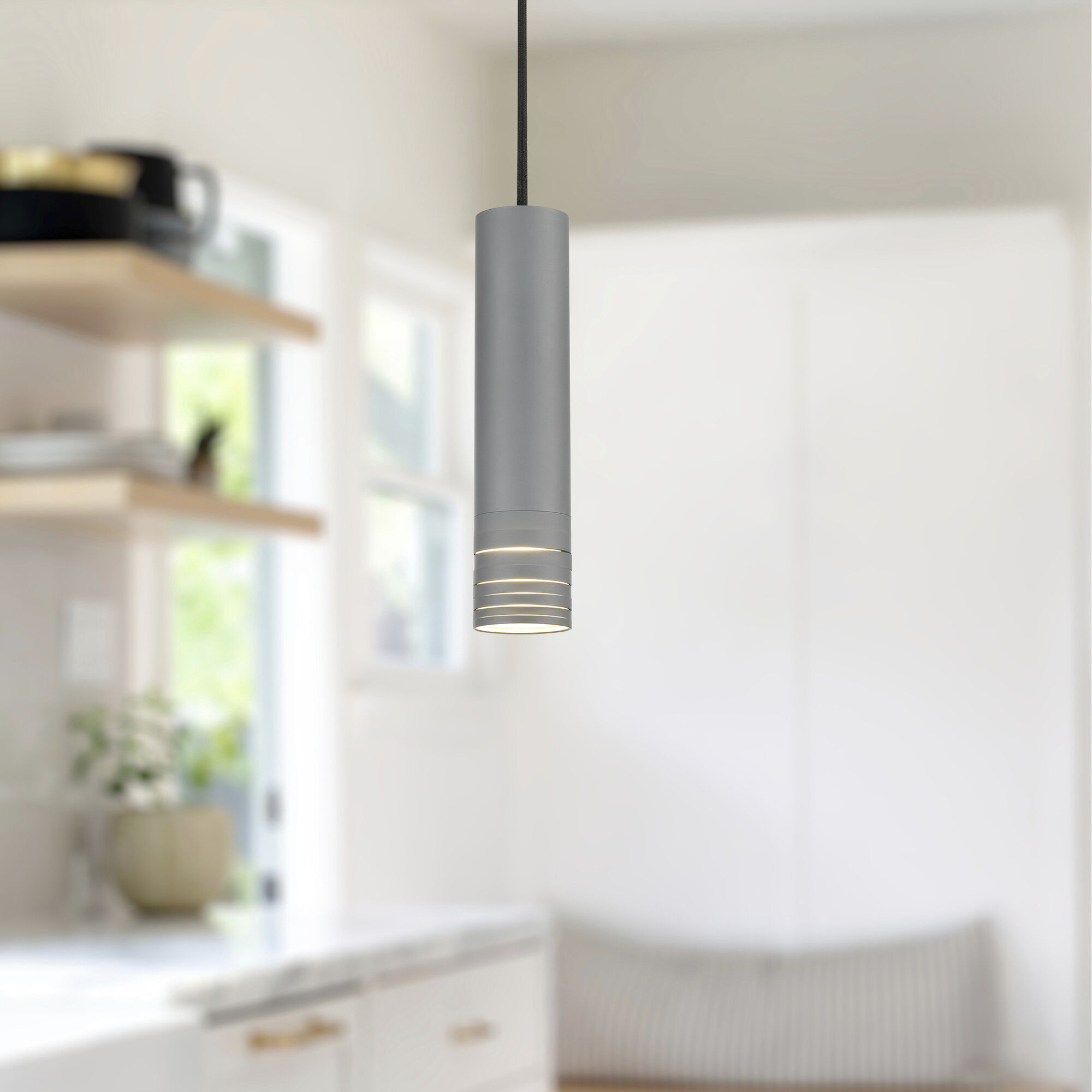 Milca Pendant Ceiling Light in Gray