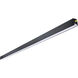 Momentum LED 2.36 inch Black Linear Strip Ceiling Light