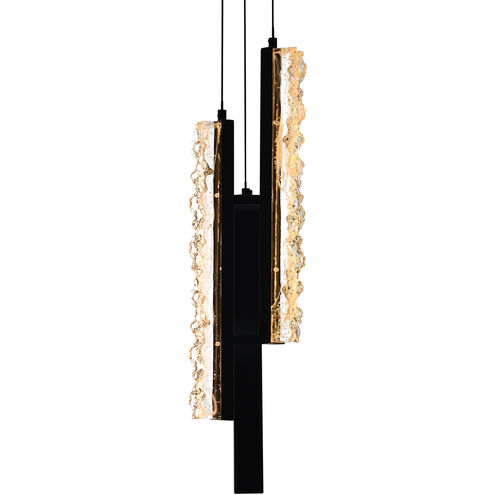 Stagger LED Black Mini Pendant Ceiling Light