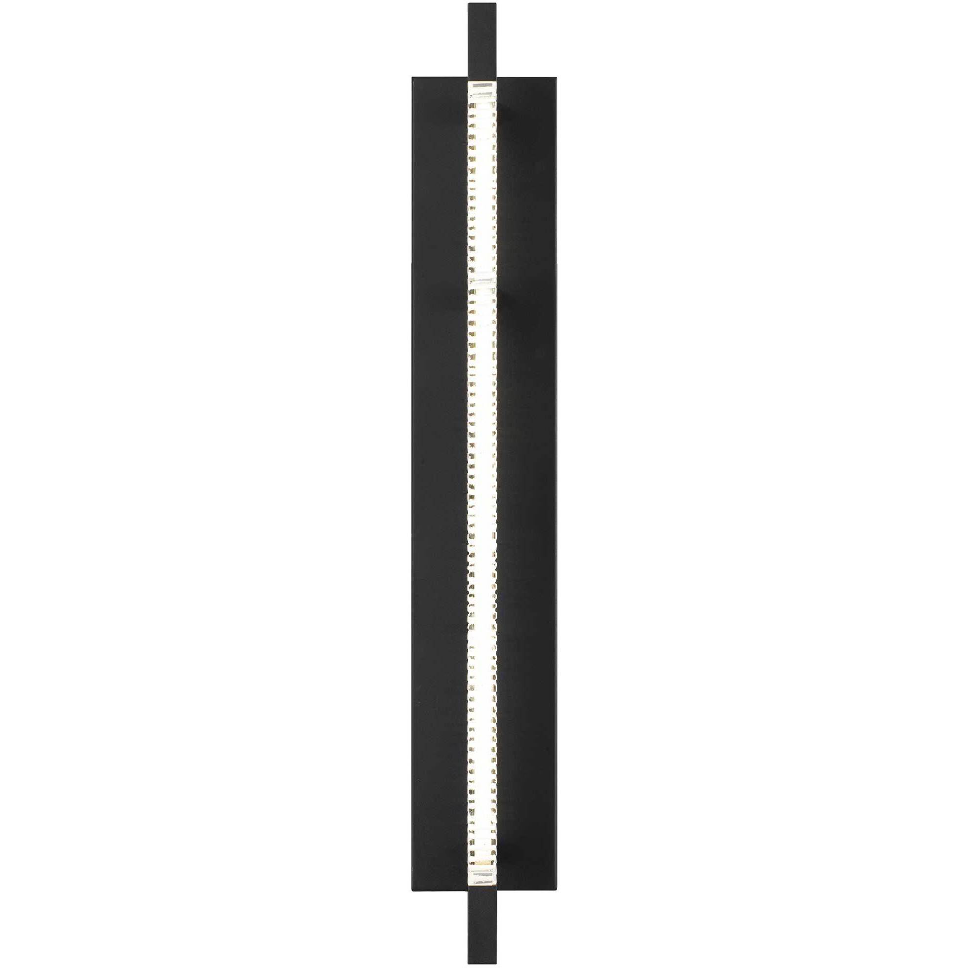 Solice LED 27 inch Sand Black Outdoor Wall Sconce