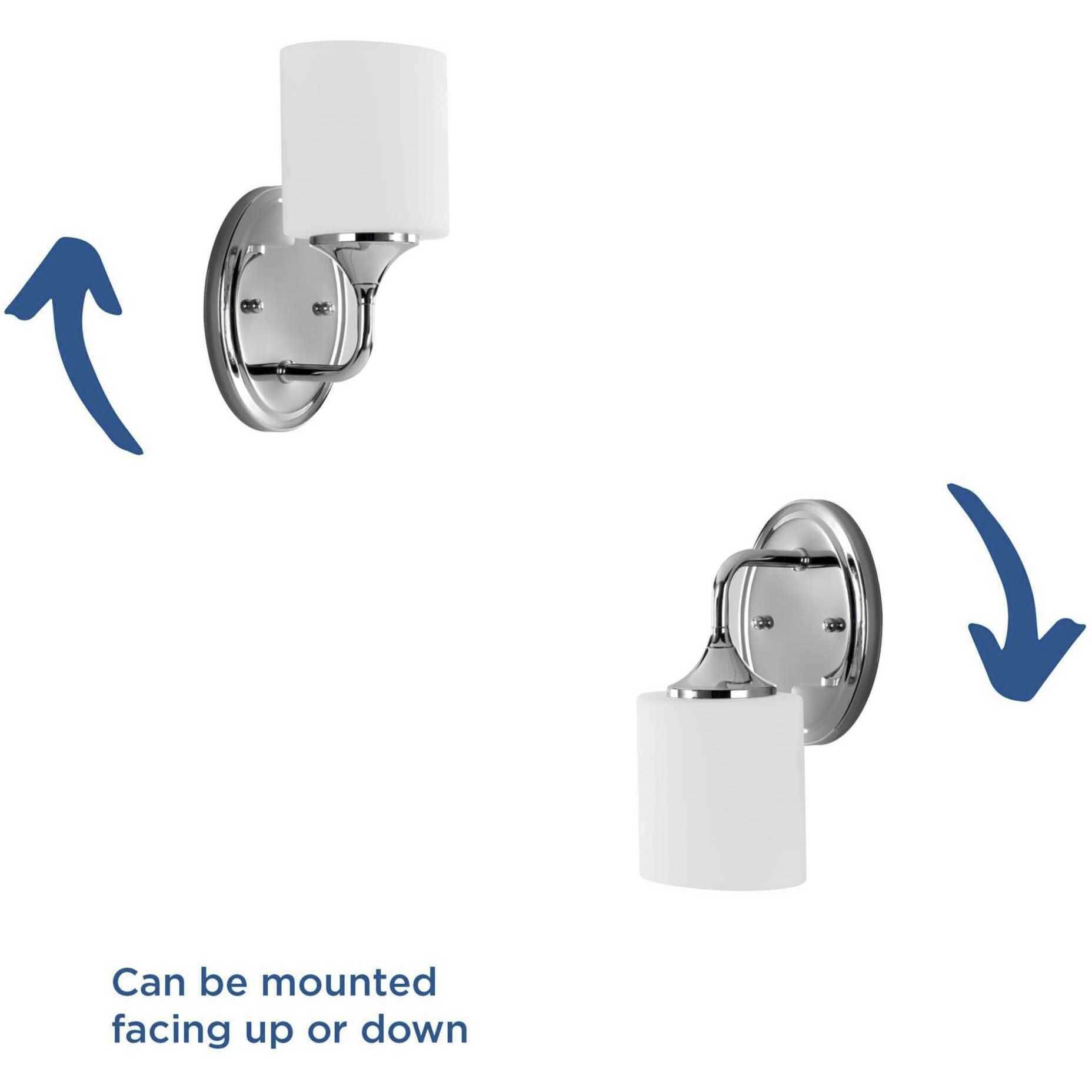 Lynzie 1 Light 5 inch Polished Chrome Bath Vanity Wall Light