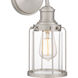 Ludlow 1 Light 5 inch Brushed Nickel Wall Sconce Wall Light