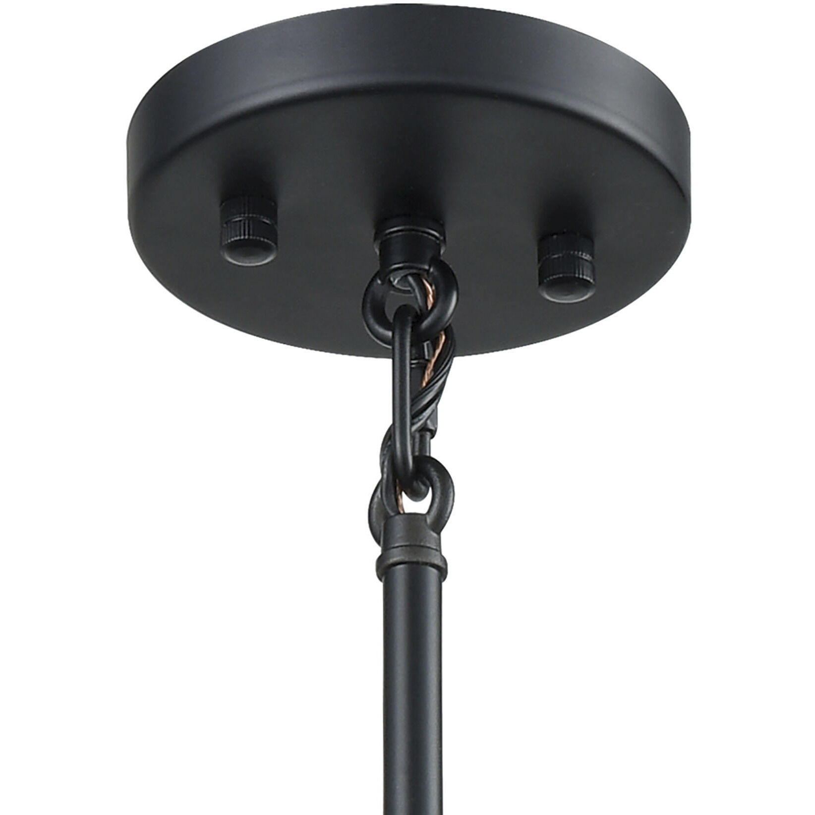 Boudreaux 5 Light 23 inch Antique Gold with Matte Black Chandelier Ceiling Light