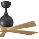 Atlas Irene-5 42 inch Textured Bronze with Light Maple Blades Indoor/Outdoor Ceiling Fan