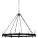 Decamp 47.24 inch Black Chandelier Ceiling Light