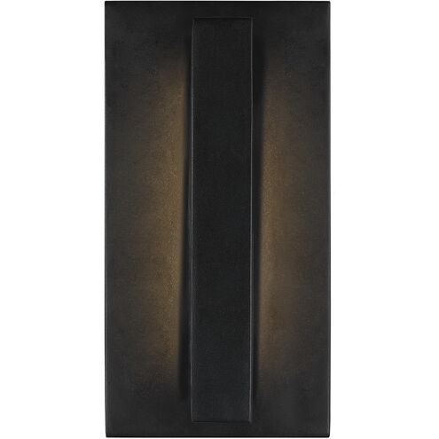 Sean Lavin Anton LED Black Outdoor Wall Sconce, Integrated LED