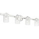Munich 4 Light 35.5 inch Polished Chrome Vanity Sconce Wall Light
