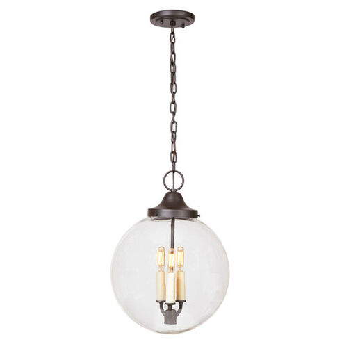 Boston 3 Light 13 inch Polished Nickel Pendant Ceiling Light