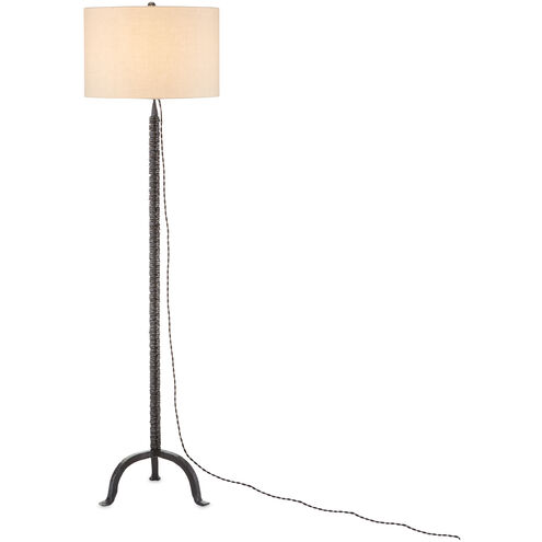Sandro 66.25 inch 150 watt Dark Antique Nickel Floor Lamp Portable Light