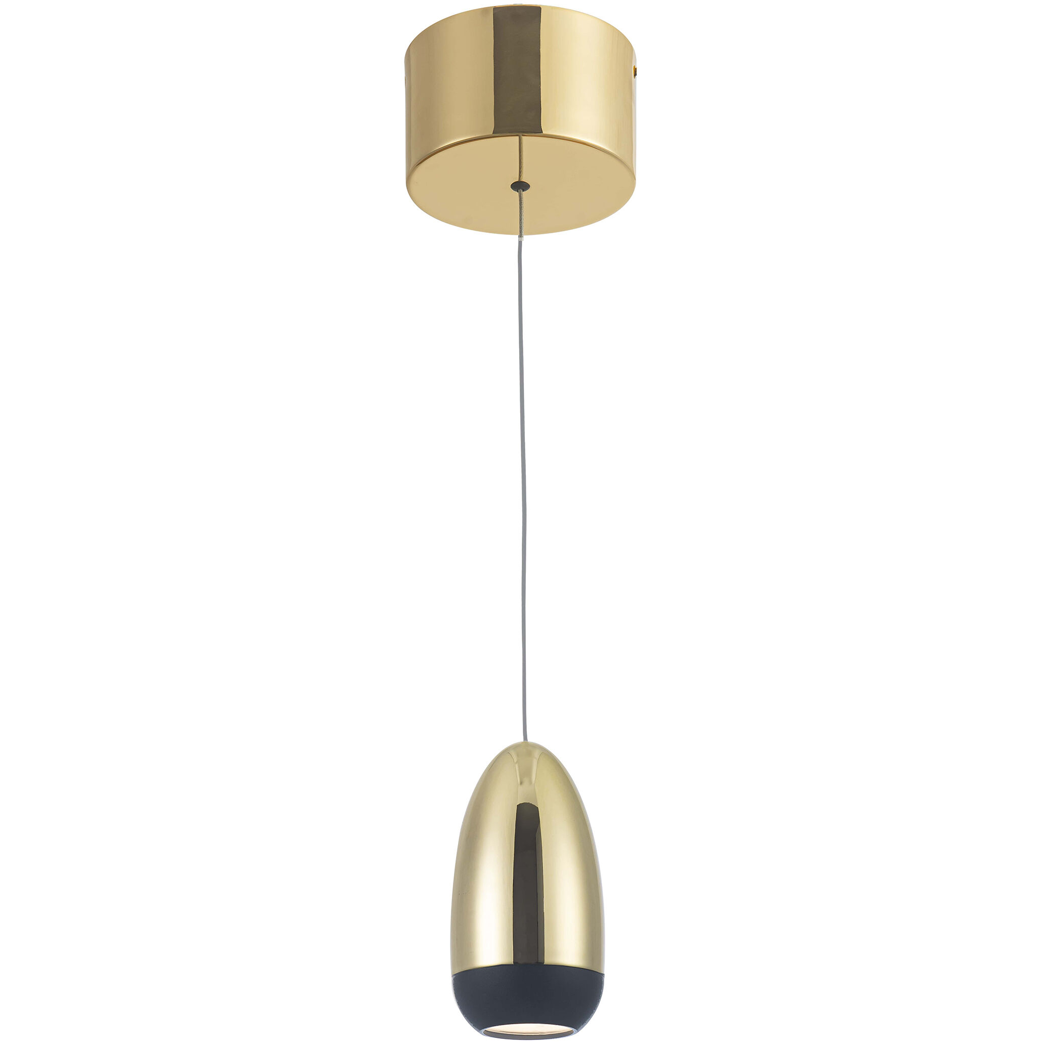 Royal Pearl LED 13.2 inch Gold Leaf Pendant Ceiling Light