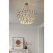 Kintrel 6 Light 36.5 inch Legacy Brass Pendant Ceiling Light