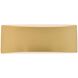 Ambiance LED 13 inch Muted Yellow ADA Wall Sconce Wall Light
