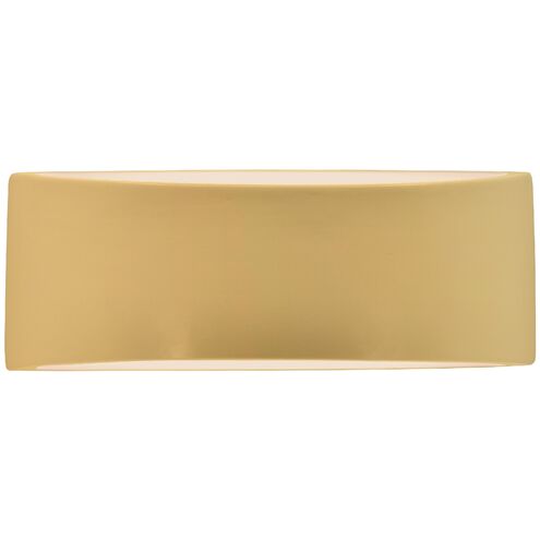 Ambiance LED 13 inch Muted Yellow ADA Wall Sconce Wall Light
