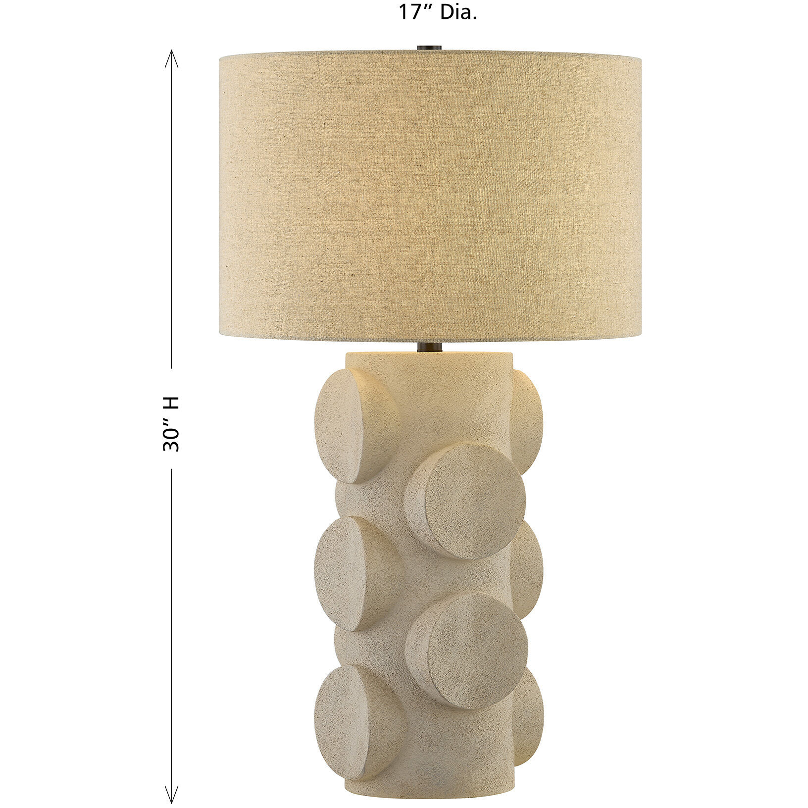 Lanett 30 inch 100 watt Table Lamp Portable Light