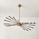 Obie 22 Light 50.75 inch Patina Brass/Bronze Chandelier Ceiling Light