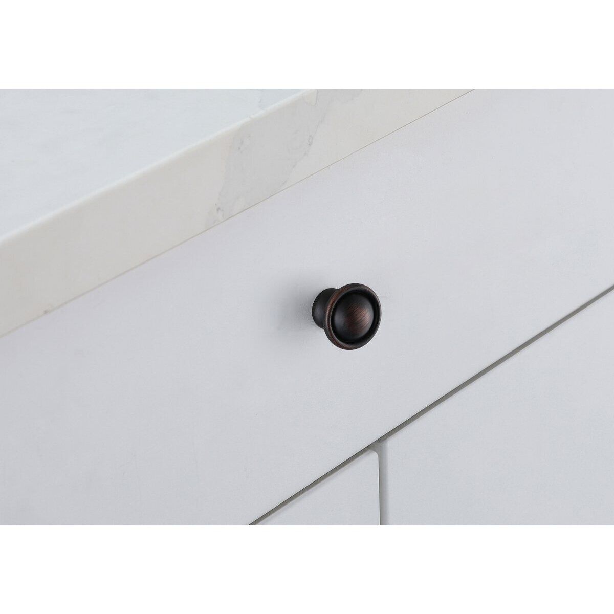 Kadea Oil-Rubbed Bronze Hardware Cabinet Knob, Set of 10