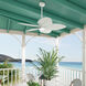 Tropic View 52 inch Matte White Outdoor Ceiling Fan