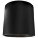 Downtown LED 3.5 inch Black Outdoor Flush Mount in 4000K, dweLED