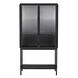 Zane Matte Black Cabinet