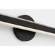 Drew & Jonathan Colt 1 Light 24 inch Midnight Black Bath Vanity Wall Light