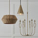 Avant 1 Light 9.75 inch Aged Brass and Black Pendant Ceiling Light