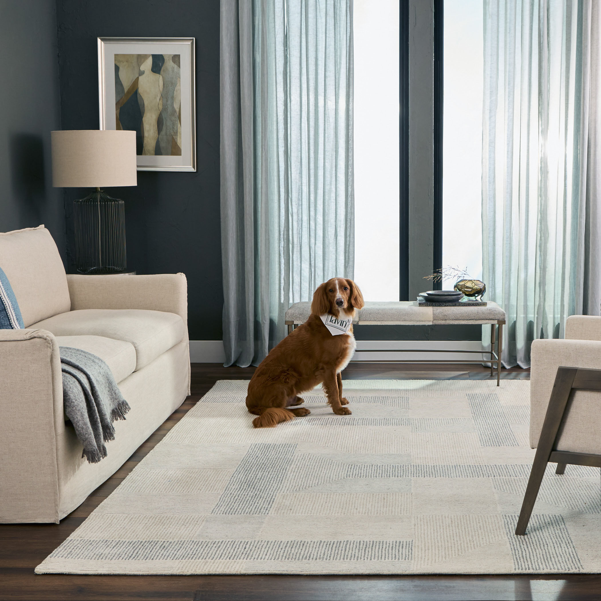 Sachin 130 X 94 inch Neutral Rug in 8 x 11