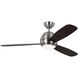 Orbis 52 LED 52 inch Brushed Steel with Silver Blades Indoor/Outdoor Ceiling Fan