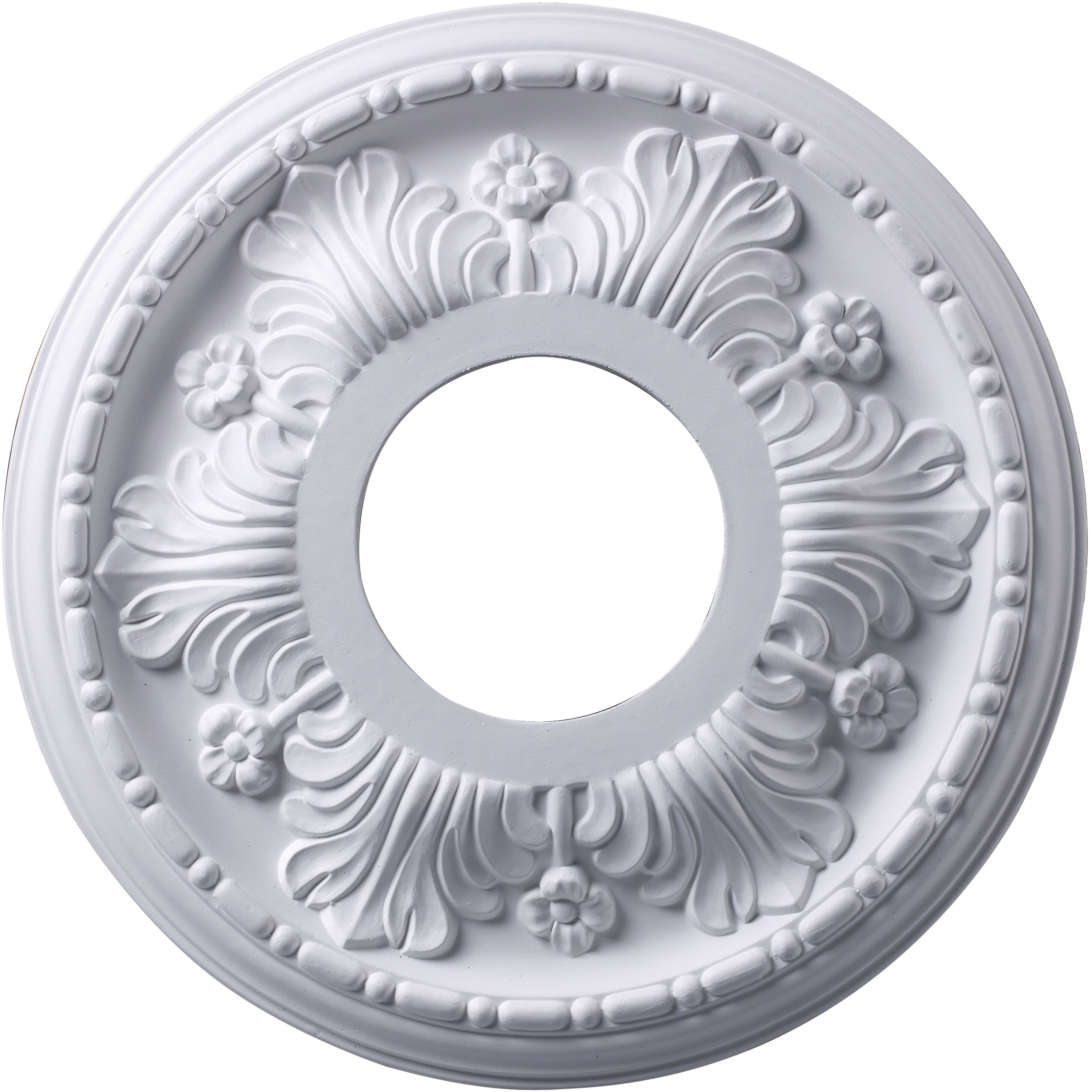 Acanthus White Medallion