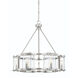 Prescott 6 Light 28 inch Satin Nickel Pendant Ceiling Light