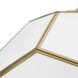 Latham 3 Light 18 inch Vintage Gold Semi-Flush Mount Ceiling Light