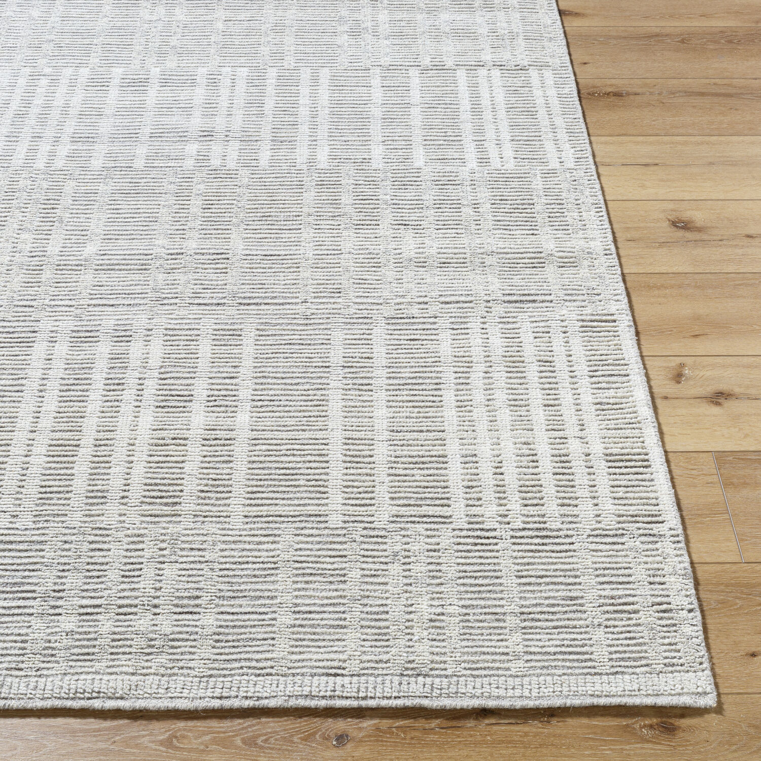 Tunus 120 X 96 inch Silver / Sage Handmade Rug in 8 x 10