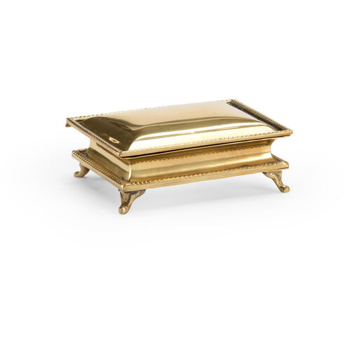 Chelsea House 5 inch Polished Brass Decorative Box, Small