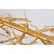 Canada 12 Light 25 inch Gold Chandelier Ceiling Light
