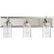 Yep Brilia 3 Light 24 inch Polished Nickel Vanity Light Wall Light