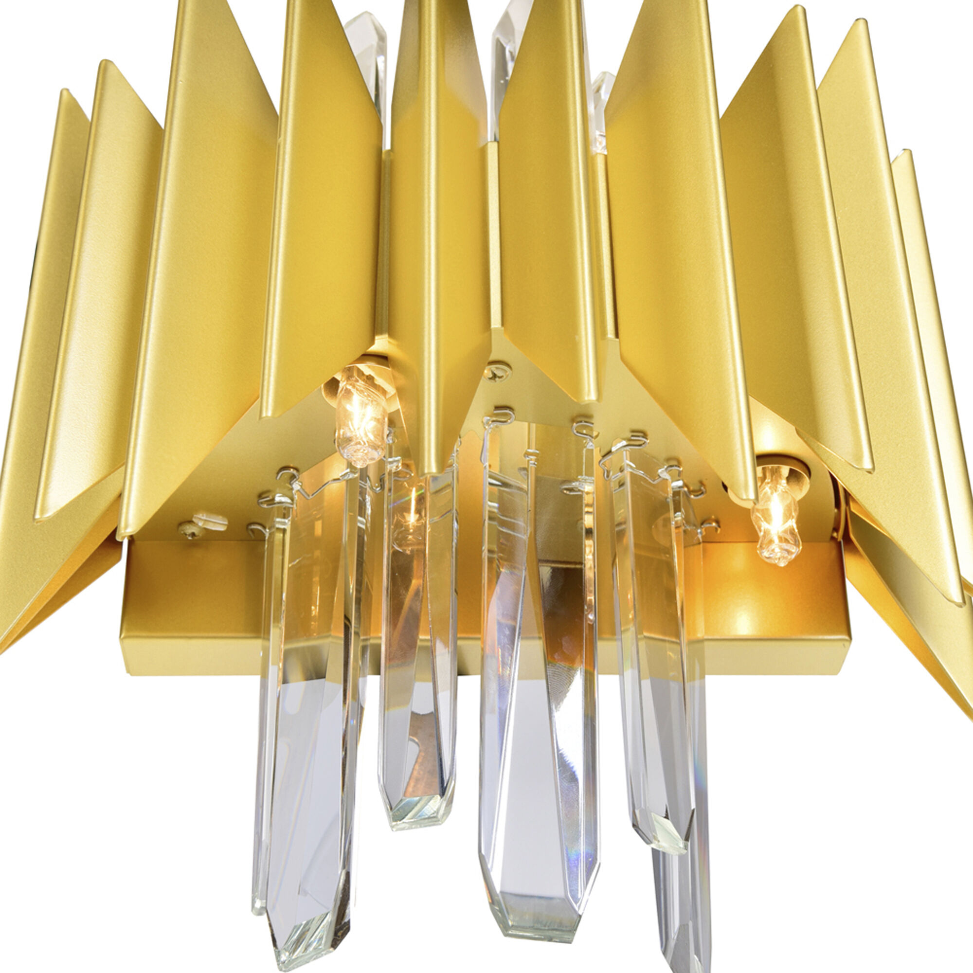 Cityscape 5 Light 7 inch Satin Gold Wall Sconce Wall Light