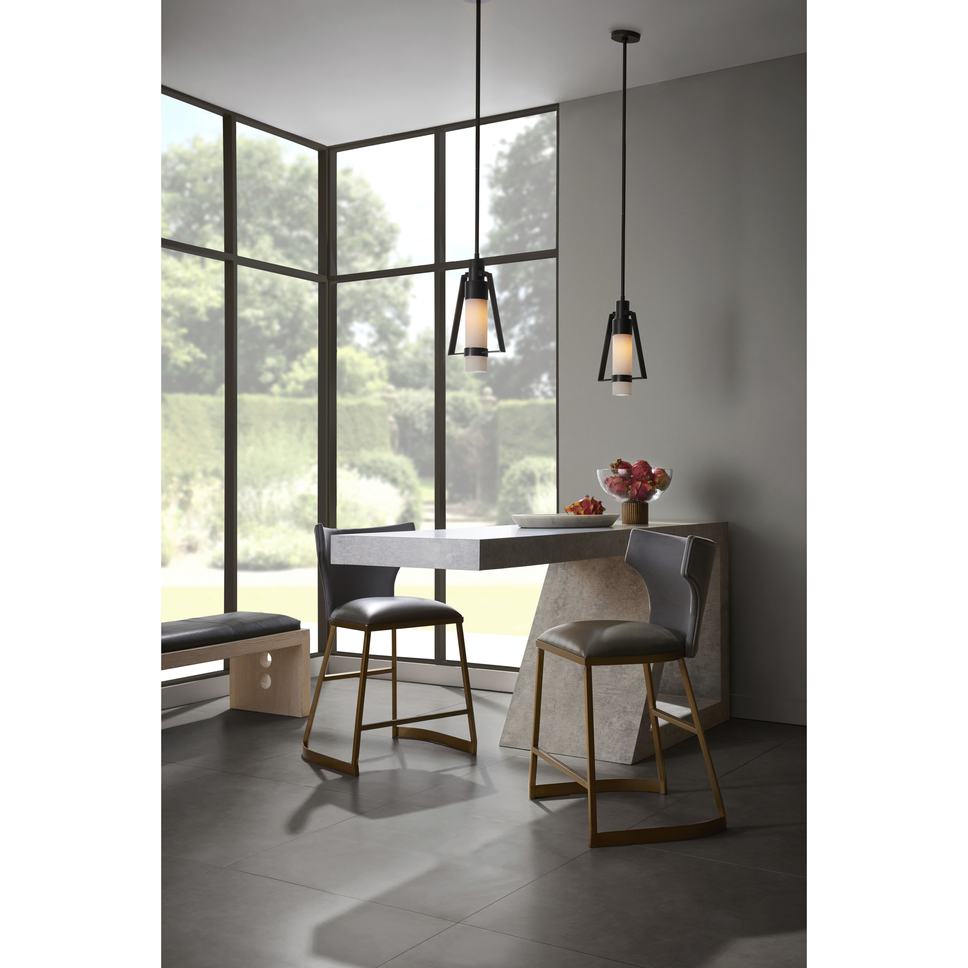Rozuko 1 Light 10.5 inch White Pendant Ceiling Light