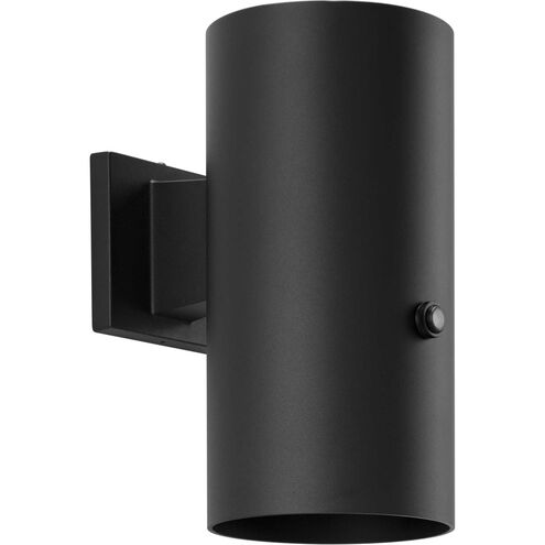 CYL RNDS Outdoor Wall Lantern in Black, Progress LED