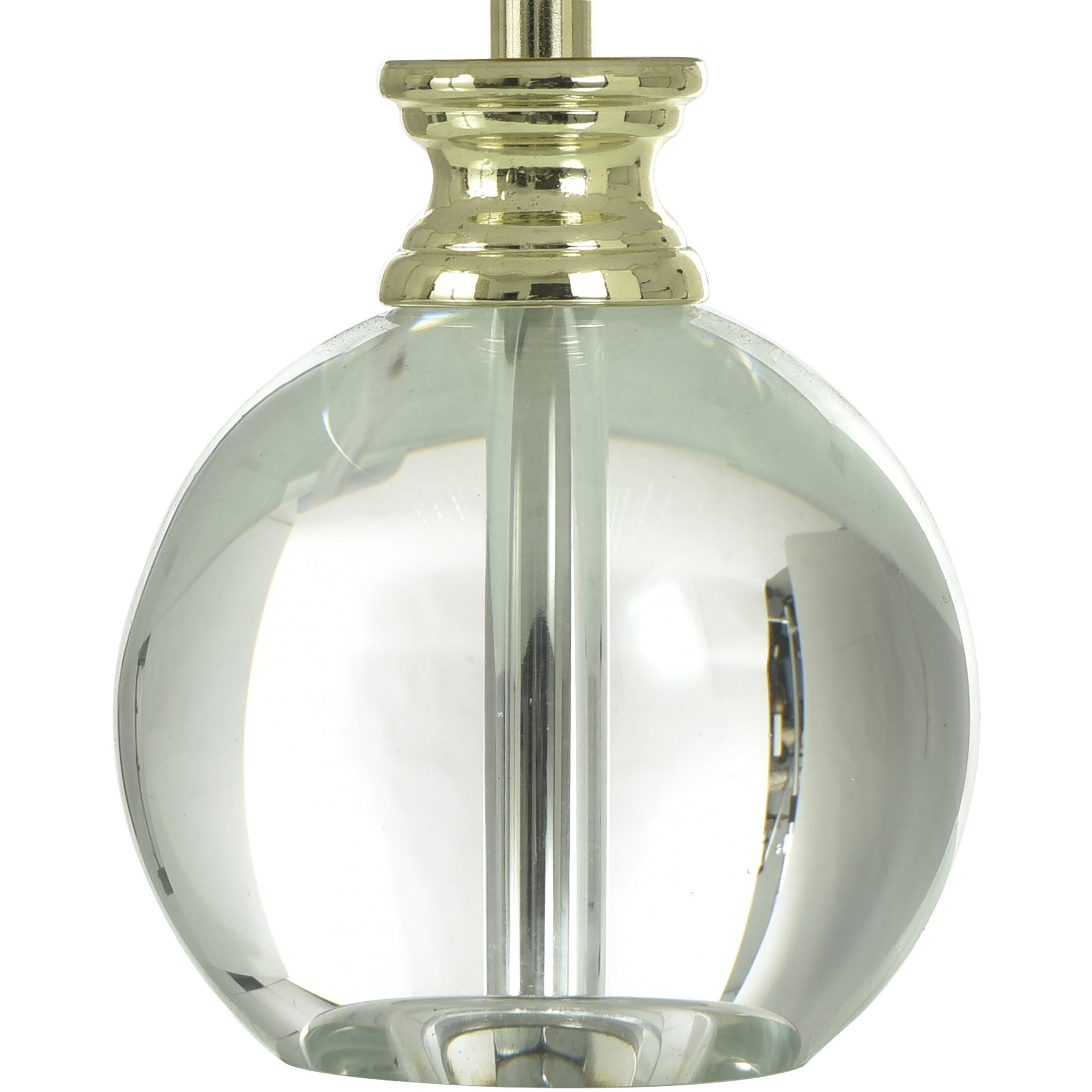 Beatrice 14 inch 40 watt Clear and Polished Gold Table Lamp Portable Light