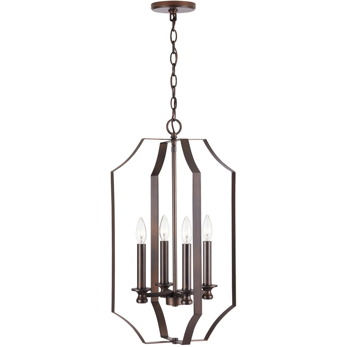 Myles 4 Light 15 inch Bronze Foyer Ceiling Light