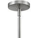 Archer 6 Light 42.5 inch Brushed Nickel with Brushed Bronze Indoor Chandelier Ceiling Light