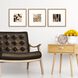 Geometrics Collection Brown Framed Art