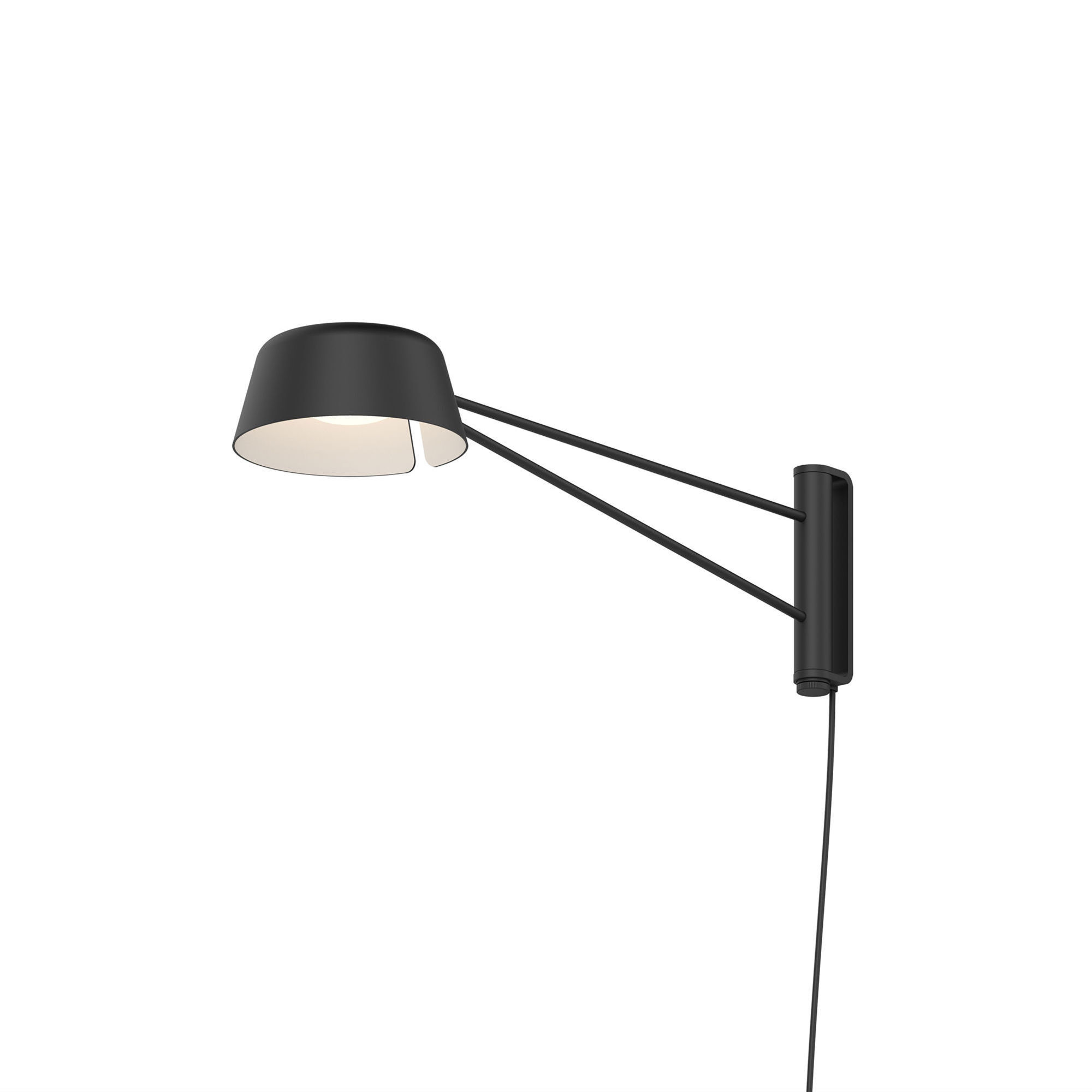 Ray 6.25 inch 9.00 watt Satin Black Wall Lamp Wall Light