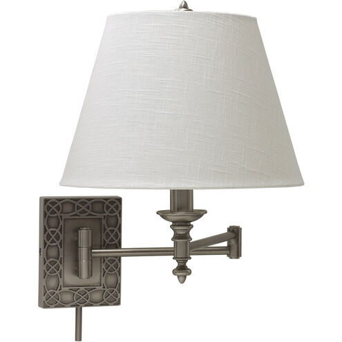 Decorative Wall Swing 1 Light 12 inch Antique Silver Wall Lamp Wall Light