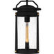 Clifton 1 Light 9 inch Earth Black Outdoor Hanging Lantern