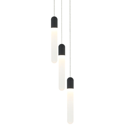Aydin LED 6.38 inch Matte Black Pendant Ceiling Light