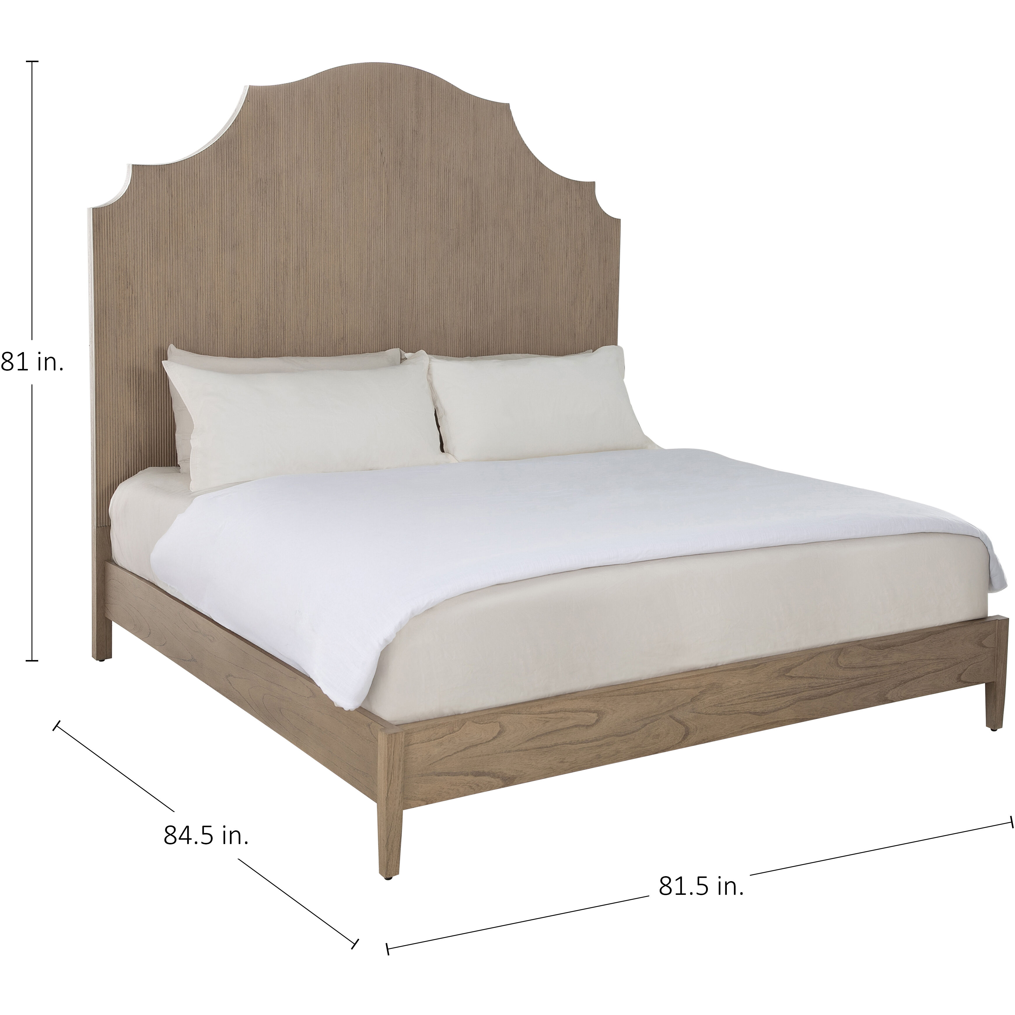 Princeton Cerused Natrual Bed