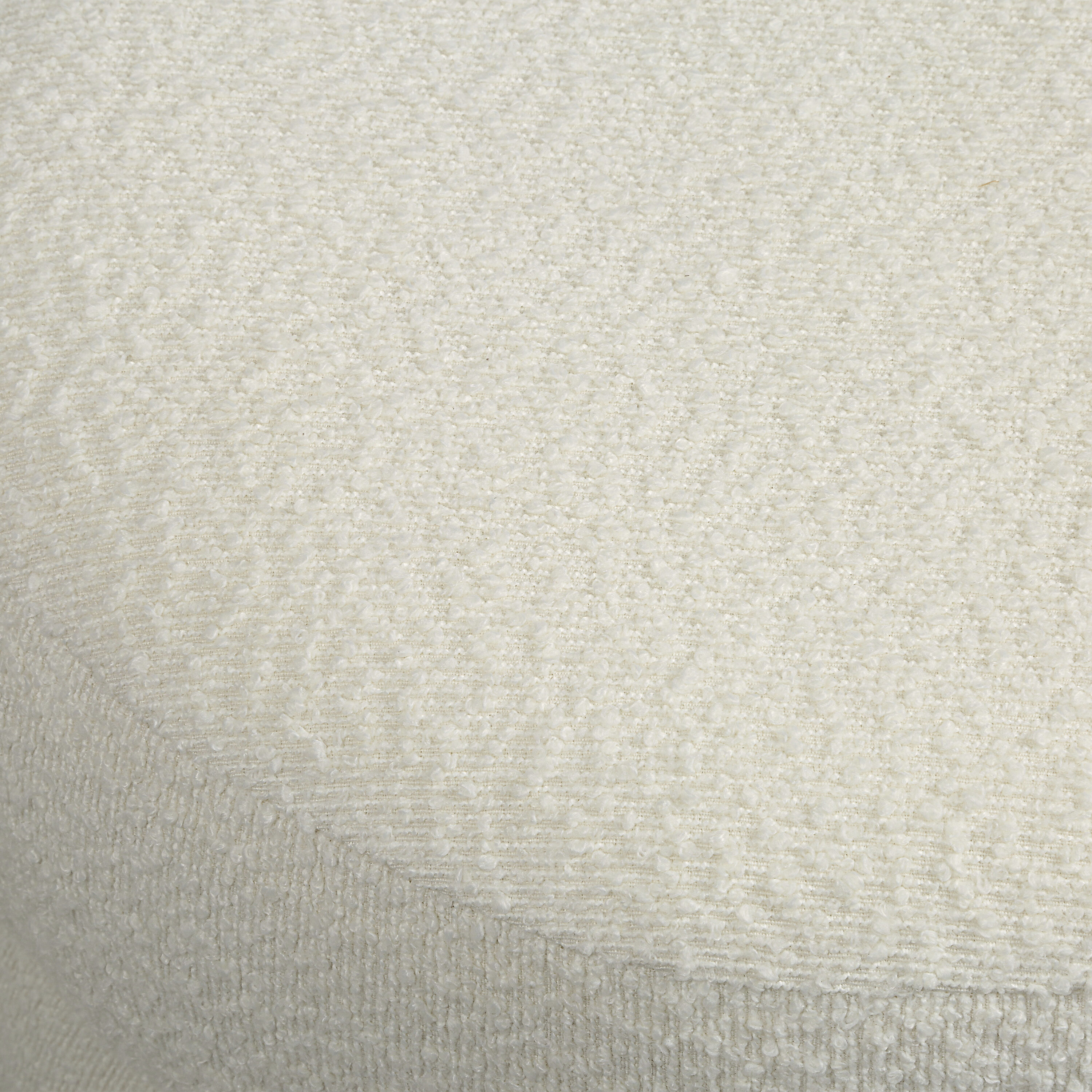 Miele 18 inch Ivory and Light Oak Ottoman