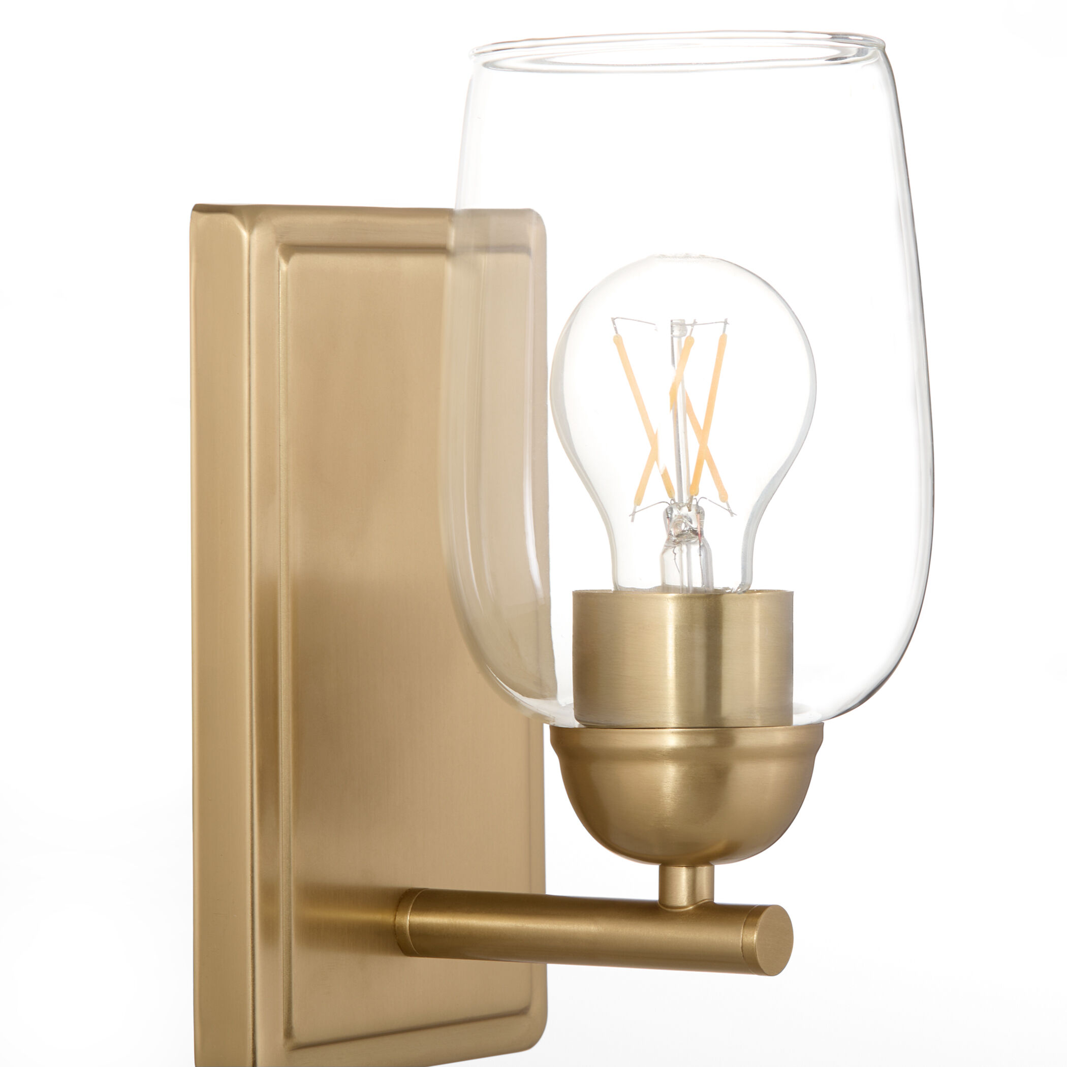 Wallinger Wall Mount Wall Light in Aged Brass