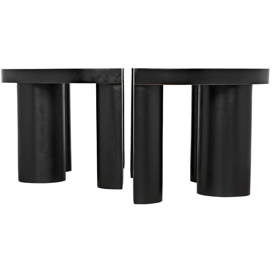 Pluto 40 X 40 inch Hand Rubbed Black Coffee Table